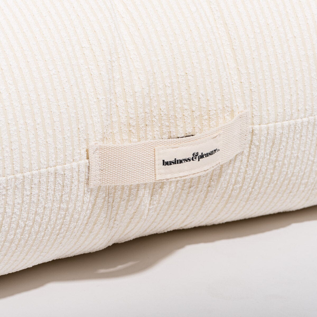 The Floor Pillow - Corduroy Antique White Floor Pillow Business & Pleasure Co