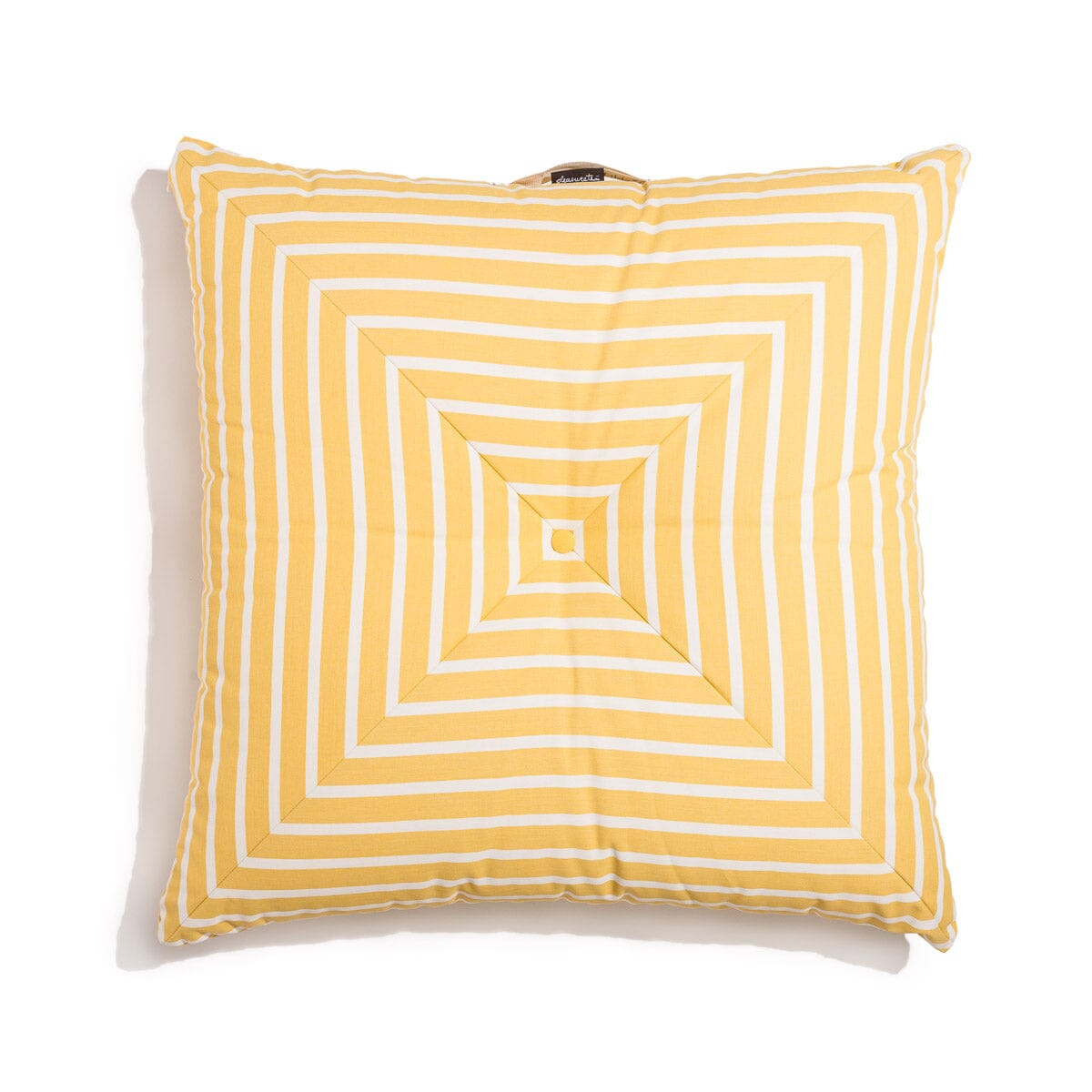 The Floor Pillow - Monaco Mimosa Stripe Floor Pillow Business & Pleasure Co 