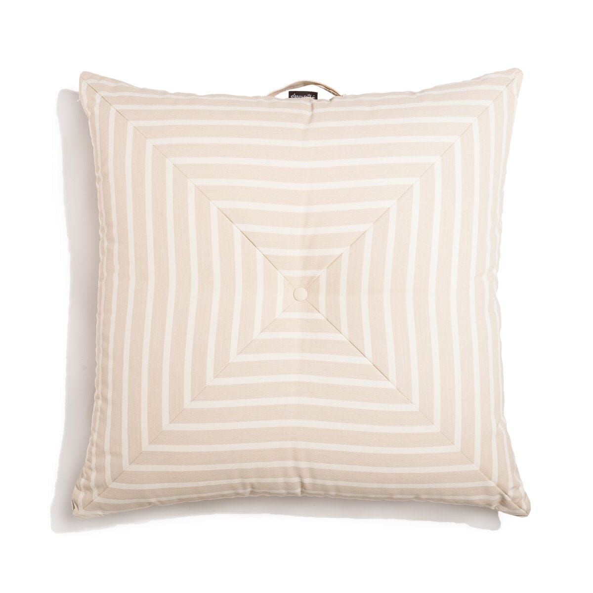 The Floor Pillow - Monaco Natural Stripe Floor Pillow Business & Pleasure Co
