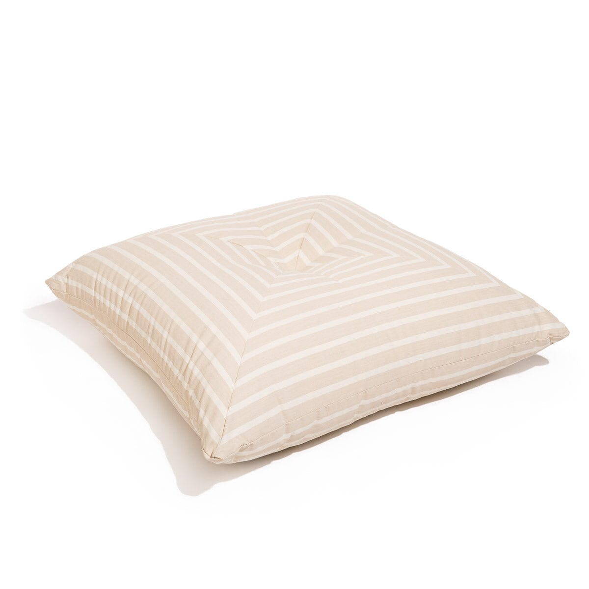 The Floor Pillow - Monaco Natural Stripe Floor Pillow Business & Pleasure Co