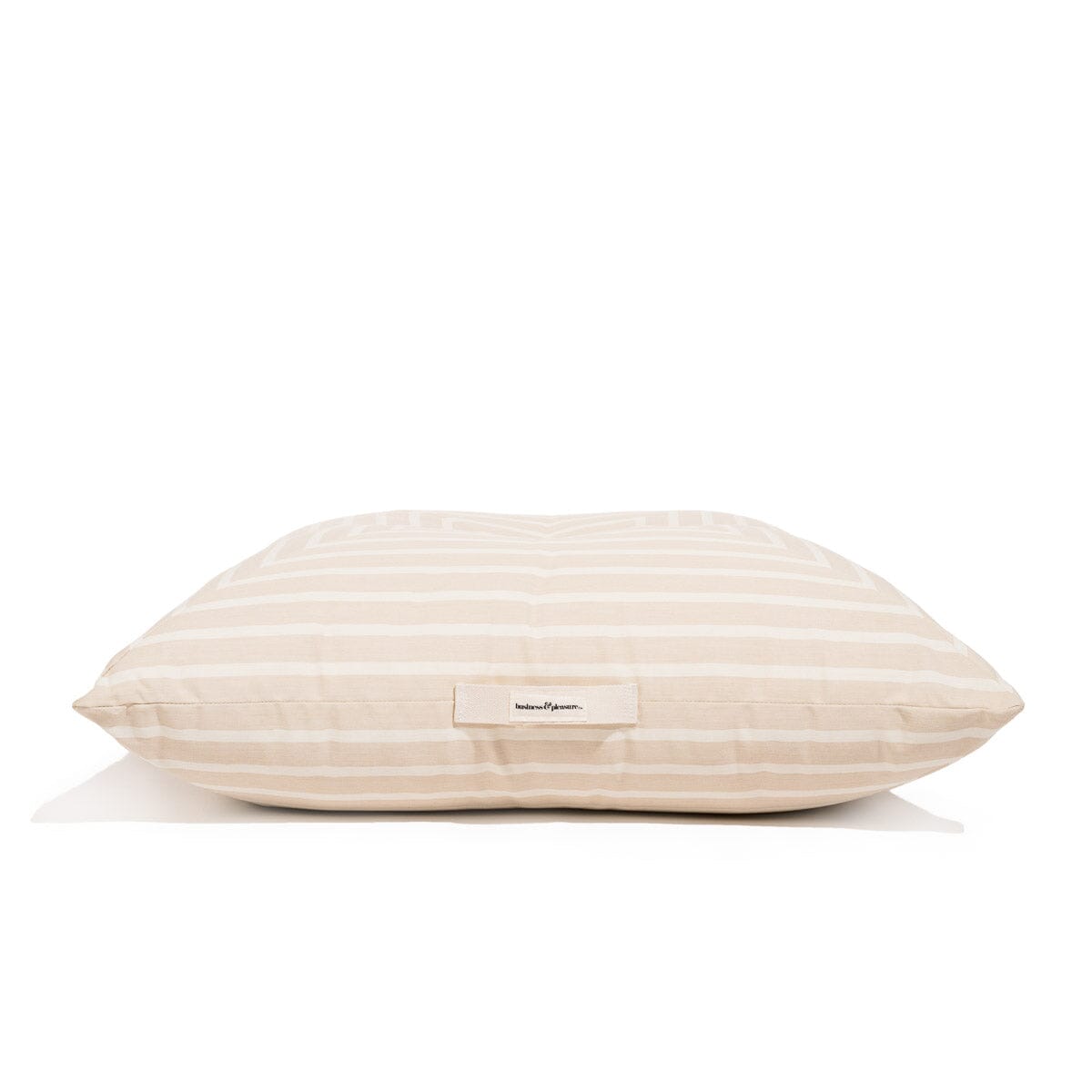 The Floor Pillow - Monaco Natural Stripe Floor Pillow Business & Pleasure Co