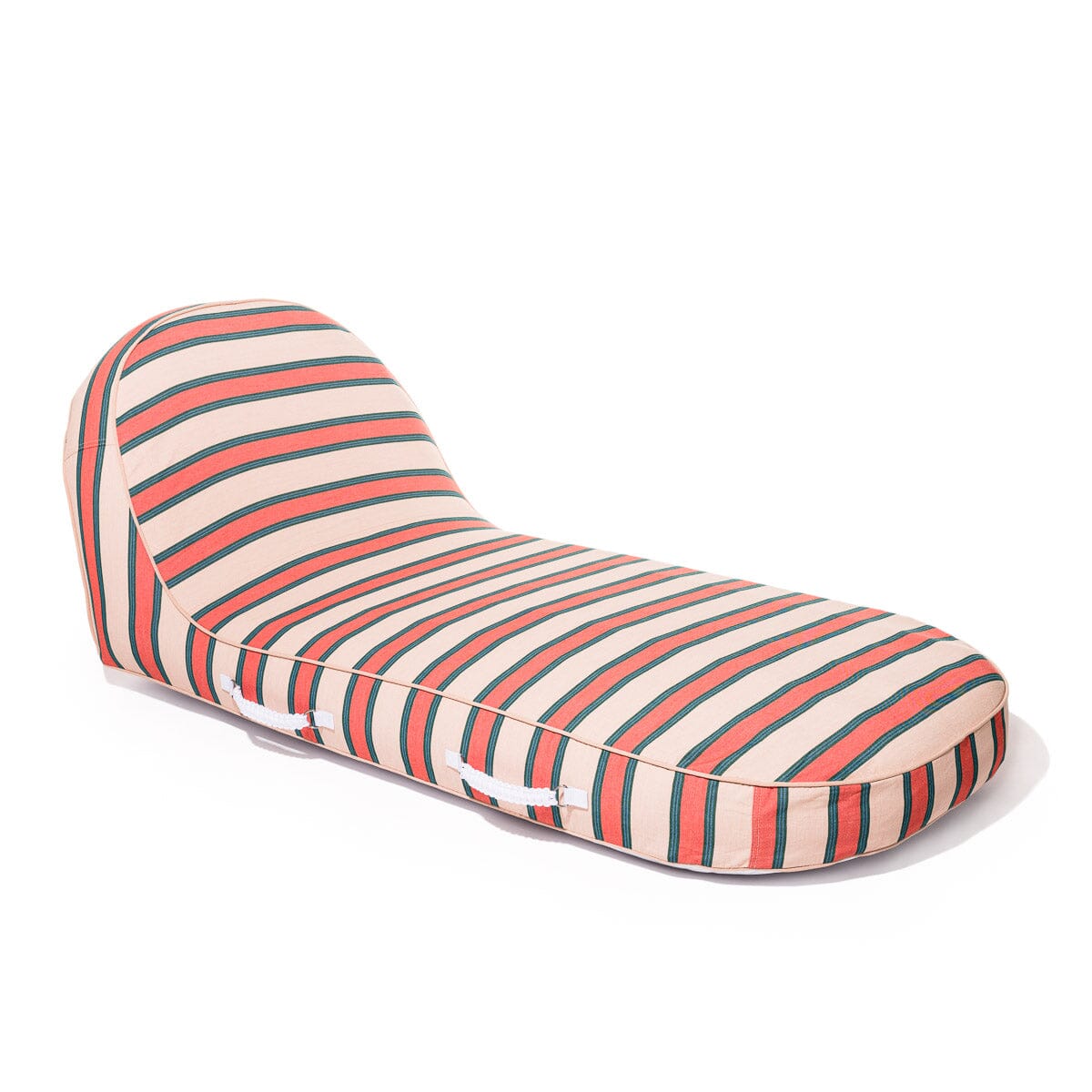 The Pool Lounger - Bistro Dusty Pink Stripe Pool Lounger Business & Pleasure Co