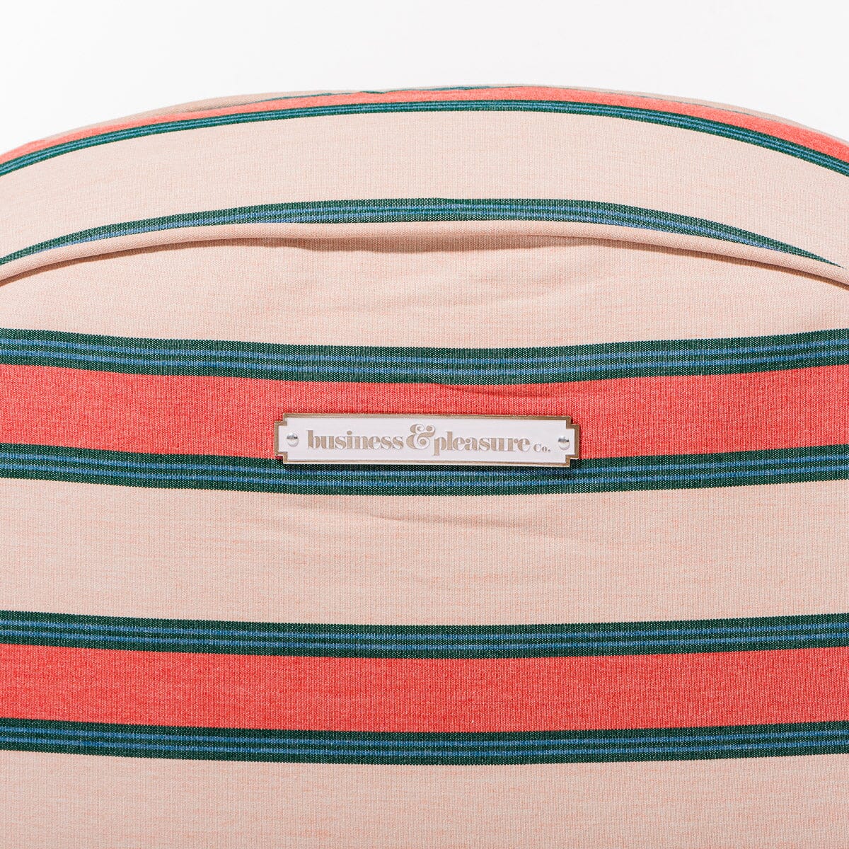 The Pool Lounger - Bistro Dusty Pink Stripe Pool Lounger Business & Pleasure Co