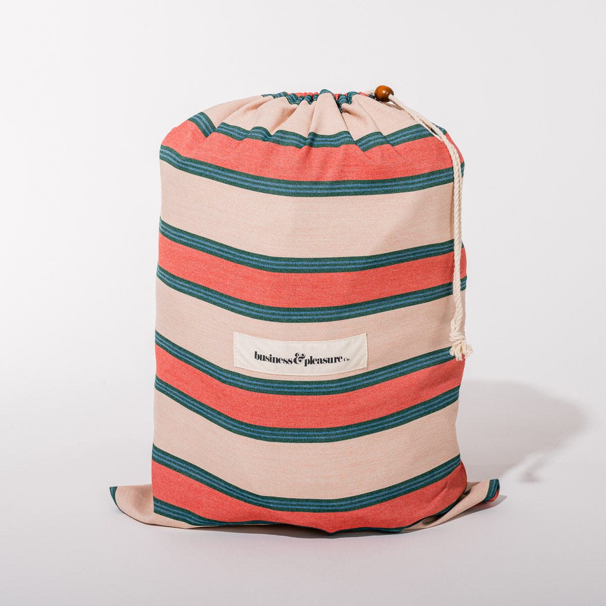 The Pool Lounger - Bistro Dusty Pink Stripe Pool Lounger Business & Pleasure Co