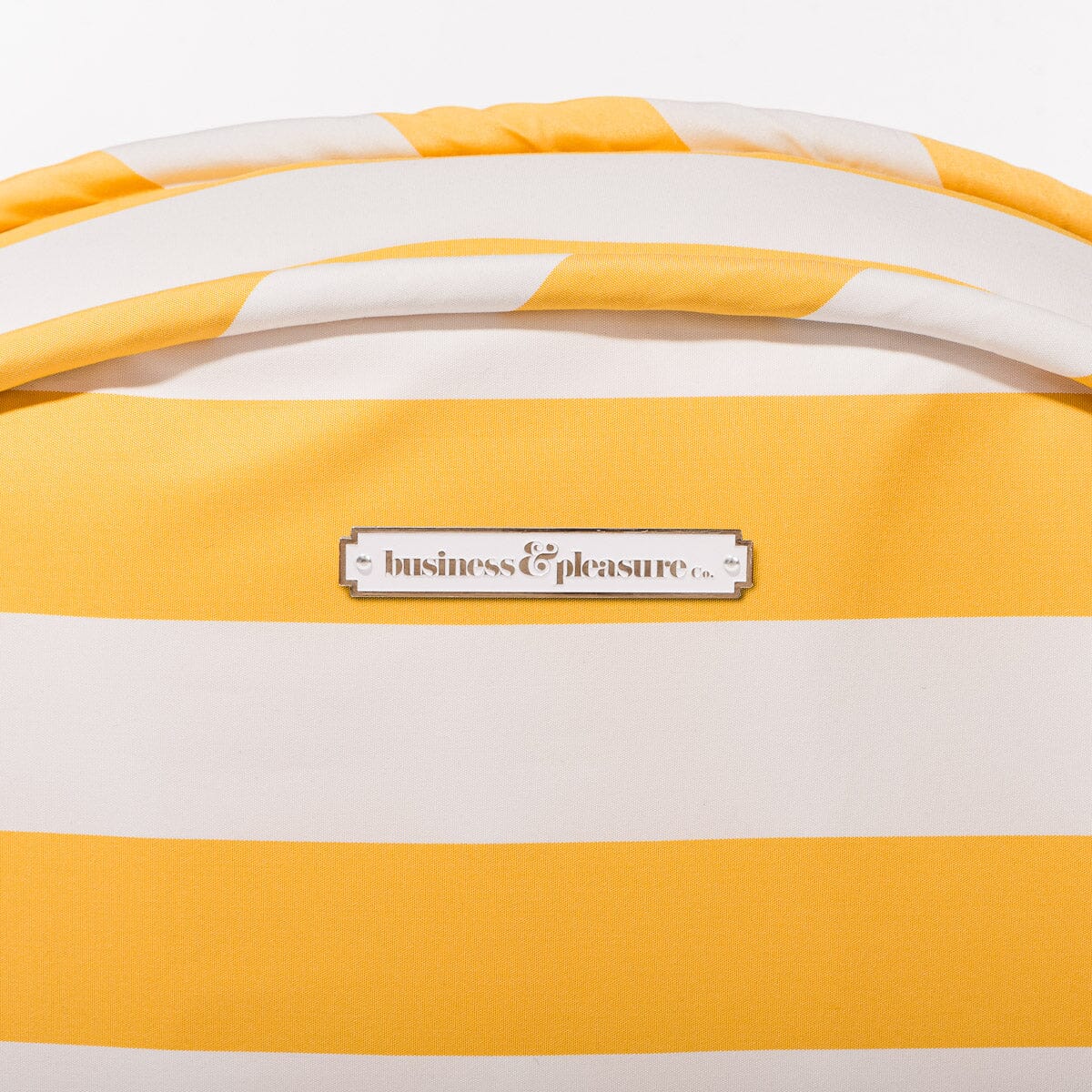 The Pool Lounger - Crew Mimosa Yellow Stripe Pool Lounger Business & Pleasure Co.