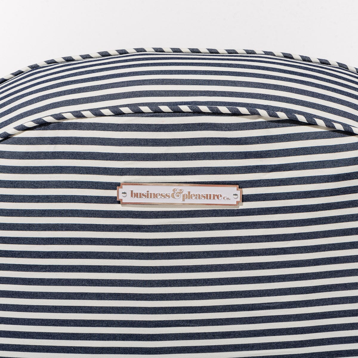 The Pool Lounger - Lauren's Navy Stripe Pool Lounger Business & Pleasure Co