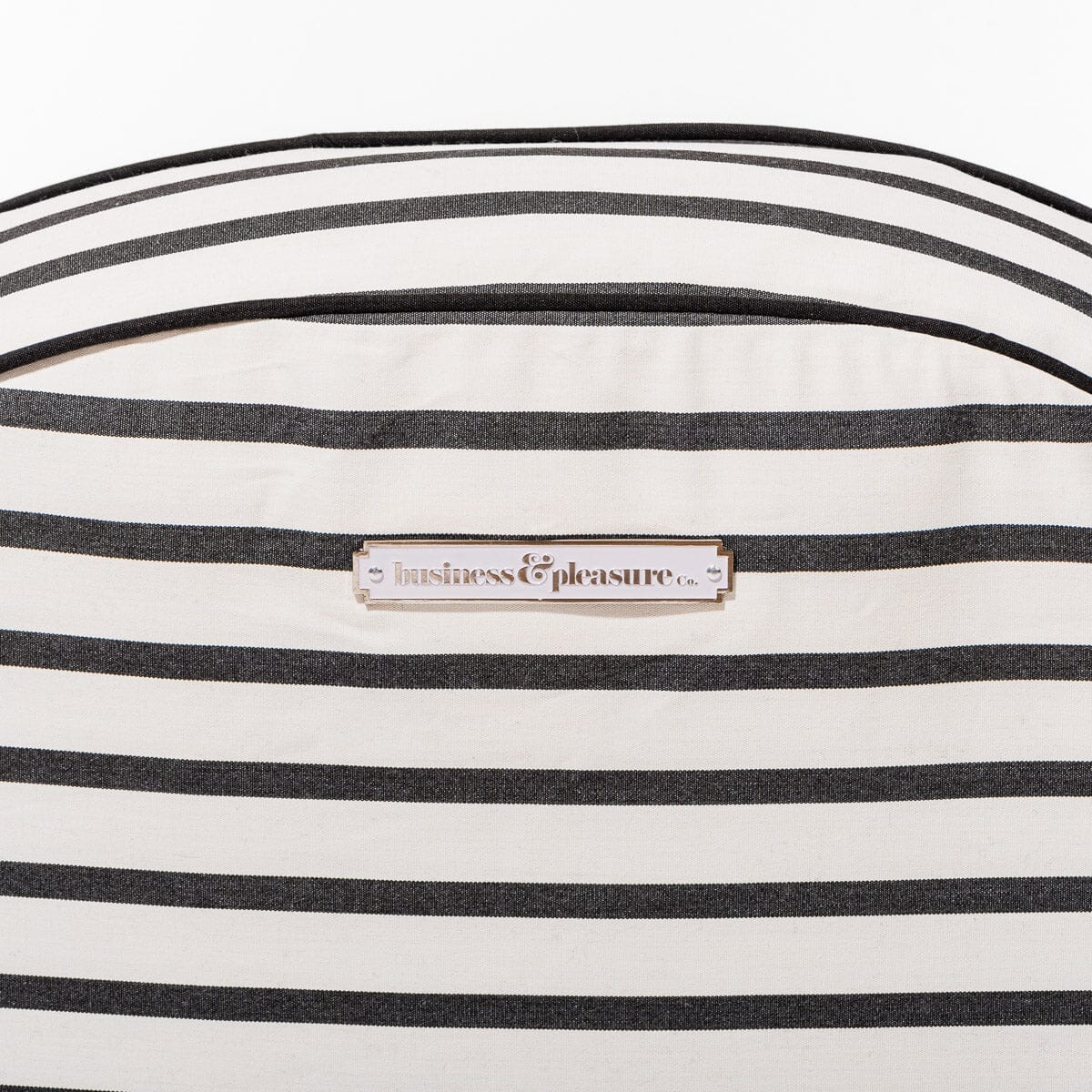 The Pool Lounger - Monaco Black Stripe Pool Lounger Business & Pleasure Co