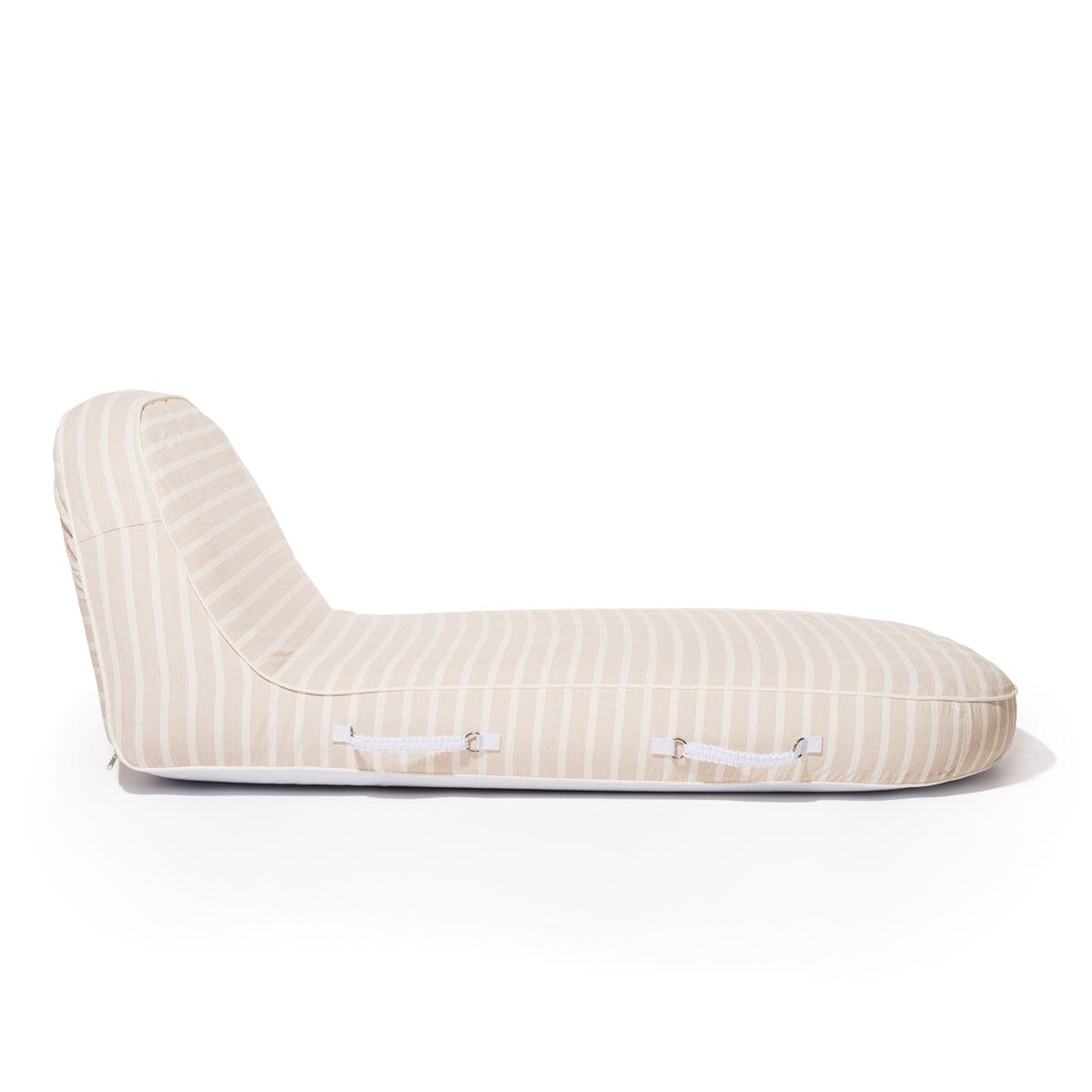 The Pool Lounger - Monaco Natural Stripe Pool Lounger Business & Pleasure Co