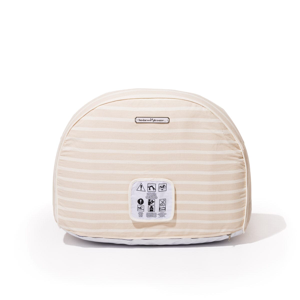 The Pool Lounger - Monaco Natural Stripe Pool Lounger Business & Pleasure Co