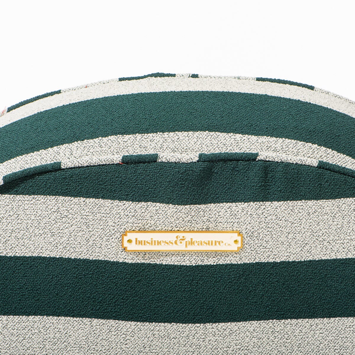 The Pool Lounger - Terry Green Stripe Pool Lounger Business & Pleasure Co.