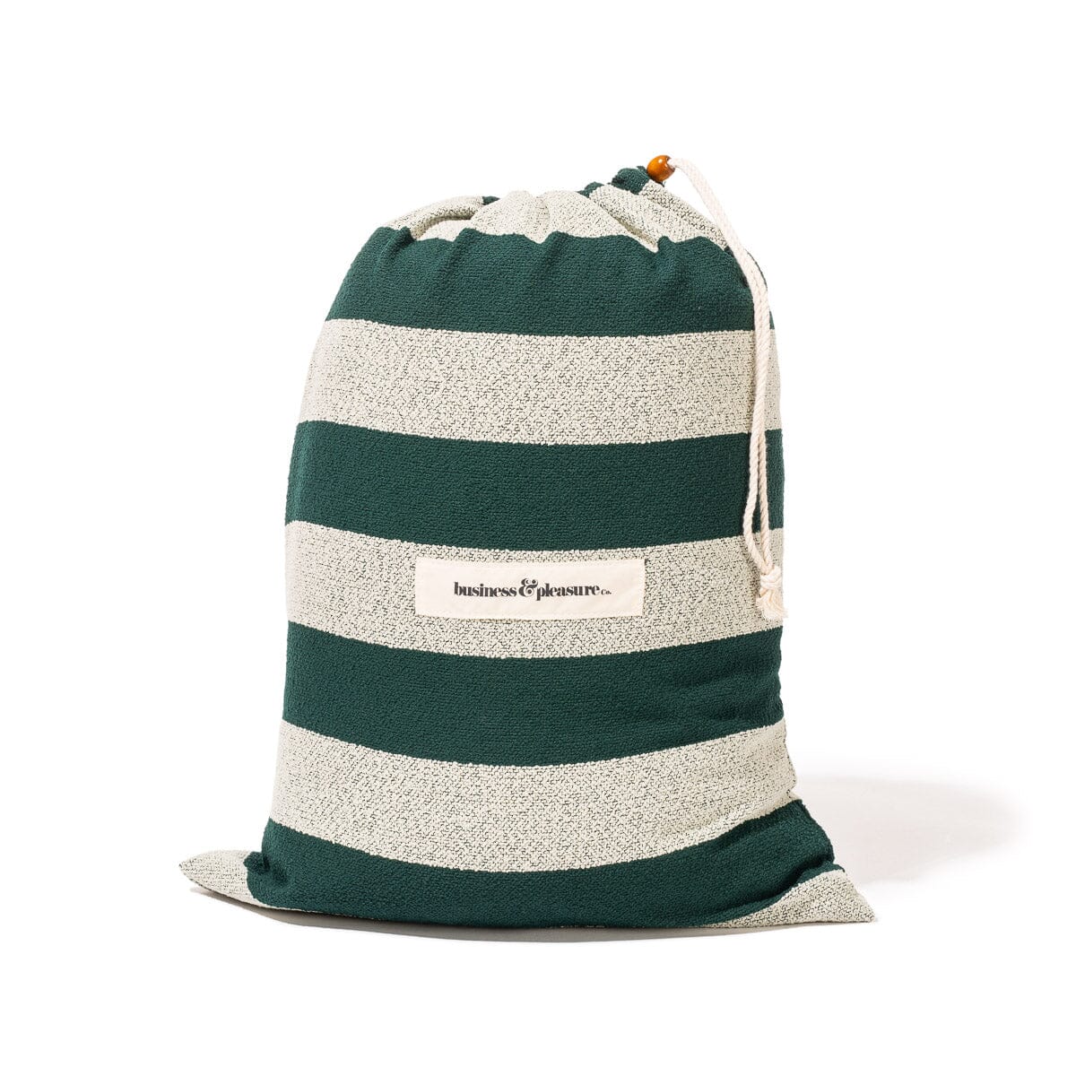 The Pool Lounger - Terry Green Stripe Pool Lounger Business & Pleasure Co.