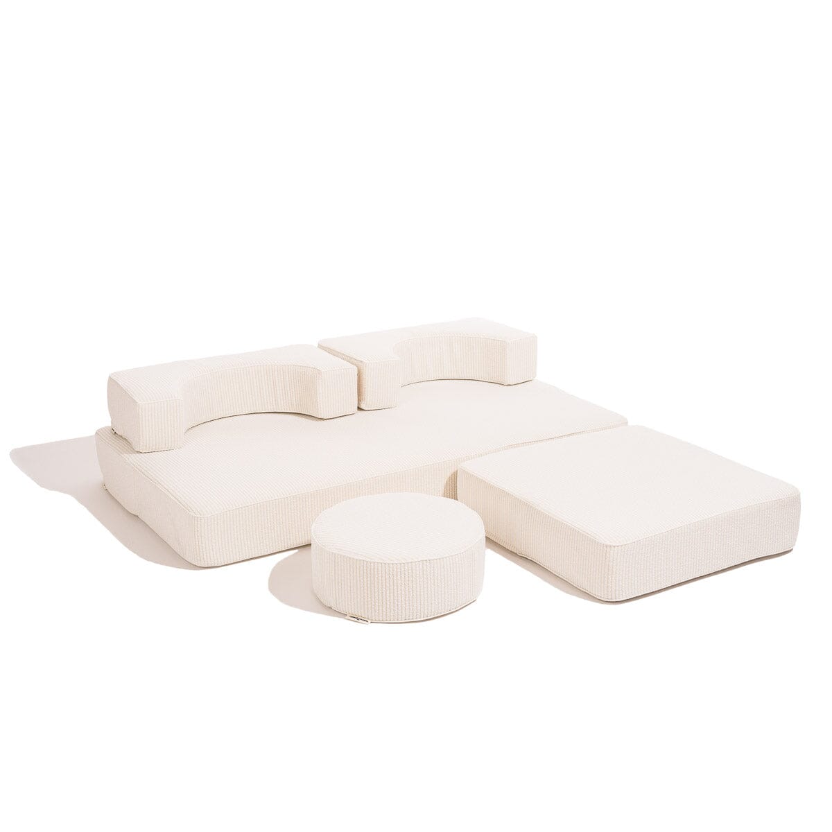The Modular Pillow Stack - Corduroy Antique White Modular Pillow Stack Business & Pleasure Co