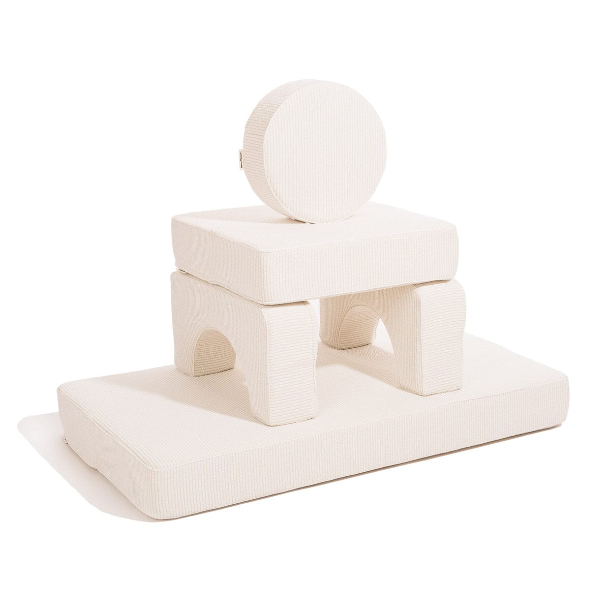 The Modular Pillow Stack - Corduroy Antique White Modular Pillow Stack Business & Pleasure Co