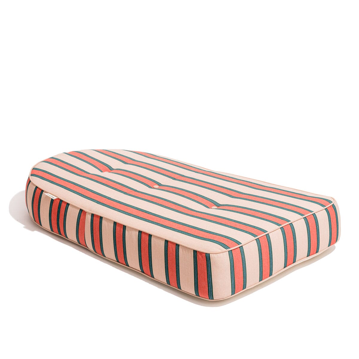 The Reclining Pillow Lounger - Bistro Dusty Pink Stripe Reclining Lounger Business & Pleasure Co