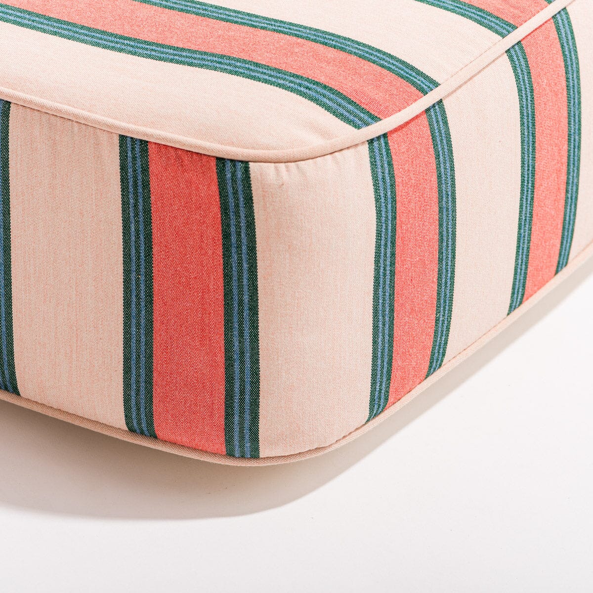 The Reclining Pillow Lounger - Bistro Dusty Pink Stripe Reclining Lounger Business & Pleasure Co