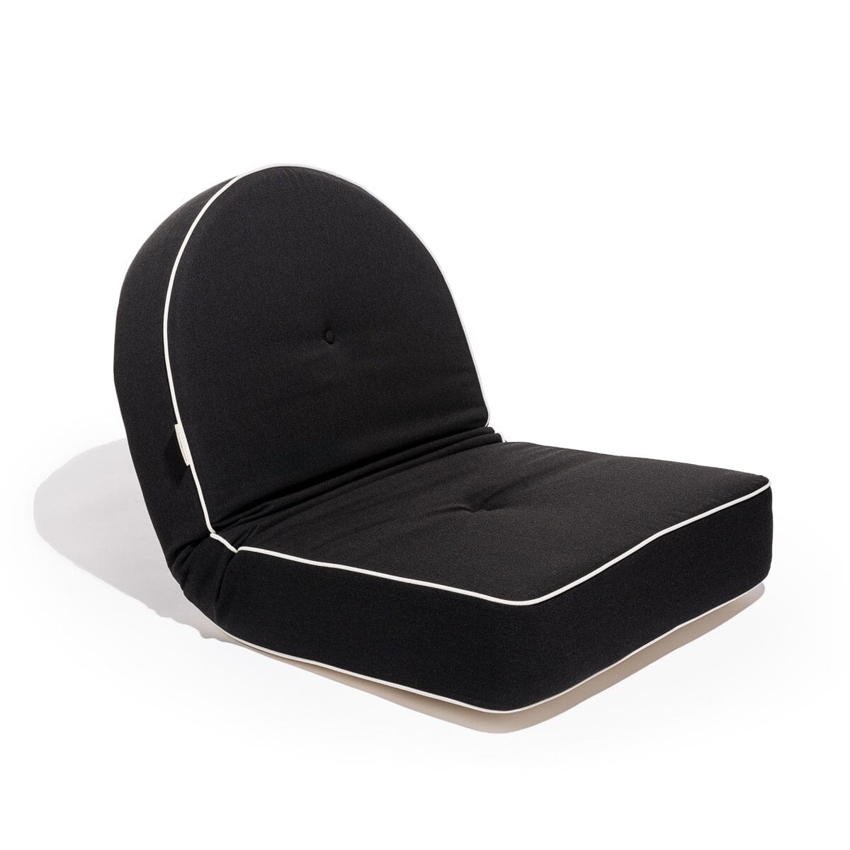 The Reclining Pillow Lounger - Rivie Black Reclining Lounger Business & Pleasure Co 