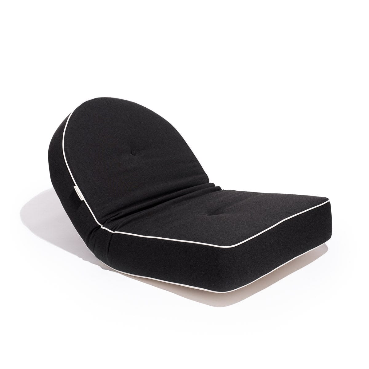 The Reclining Pillow Lounger - Rivie Black Reclining Lounger Business & Pleasure Co 