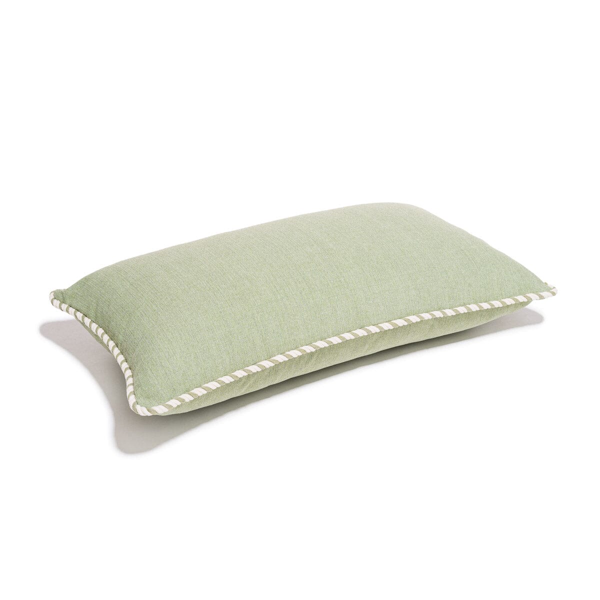 The Rectangle Throw Pillow - Jade Green
