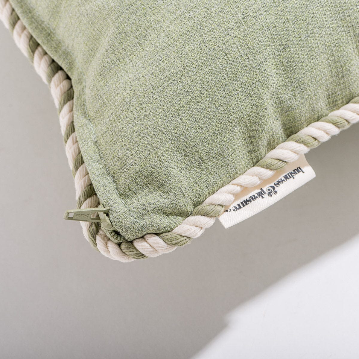 The Rectangle Throw Pillow - Jade Green