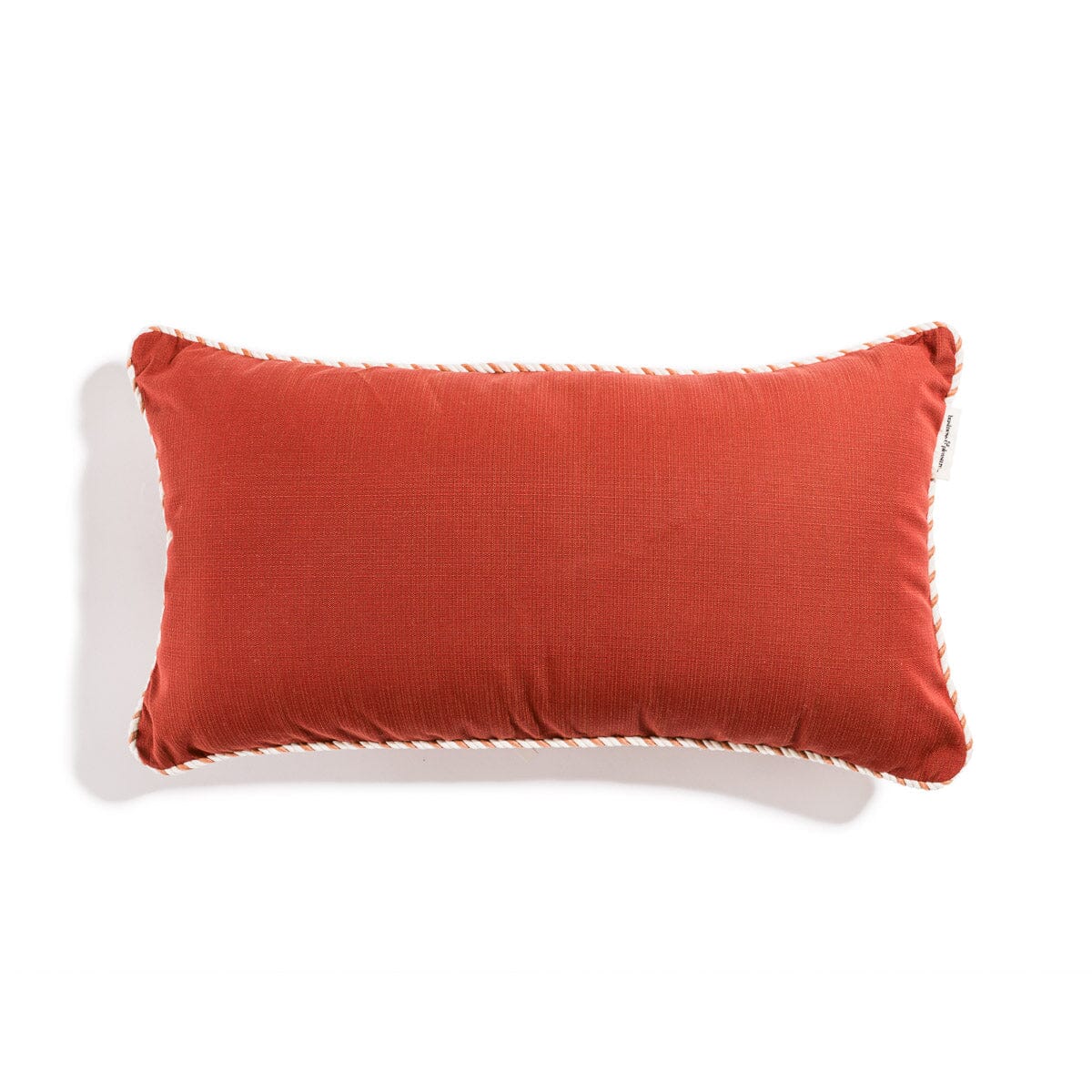 The Rectangle Throw Pillow - Terracotta Red Rectangle Throw Pillow Business & Pleasure Co.