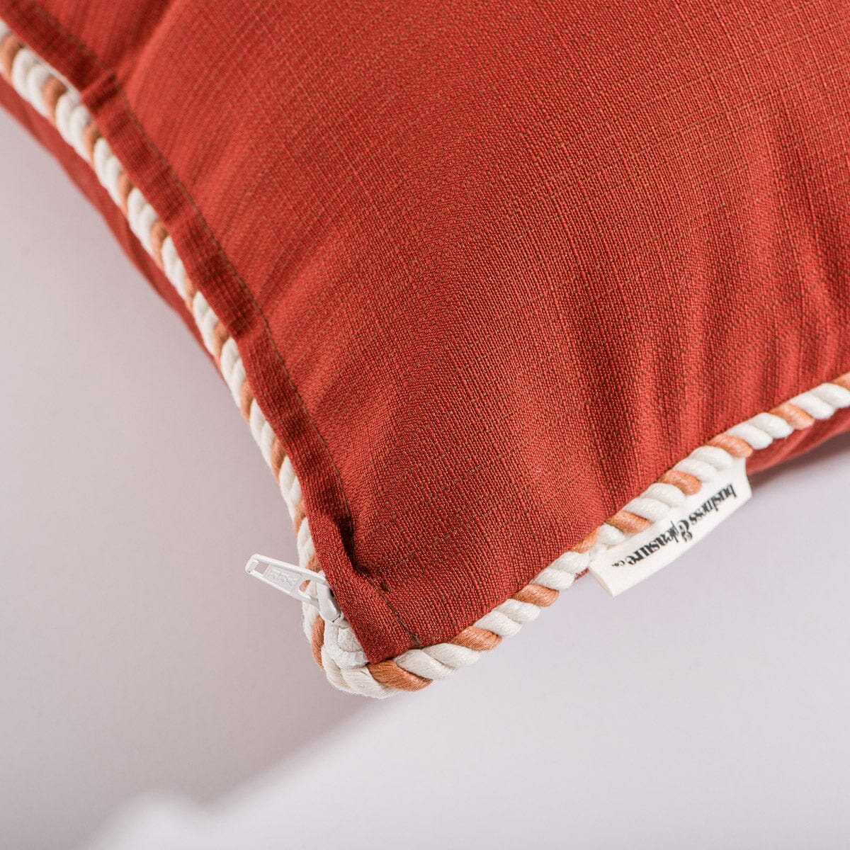 The Rectangle Throw Pillow - Terracotta Red Rectangle Throw Pillow Business & Pleasure Co.