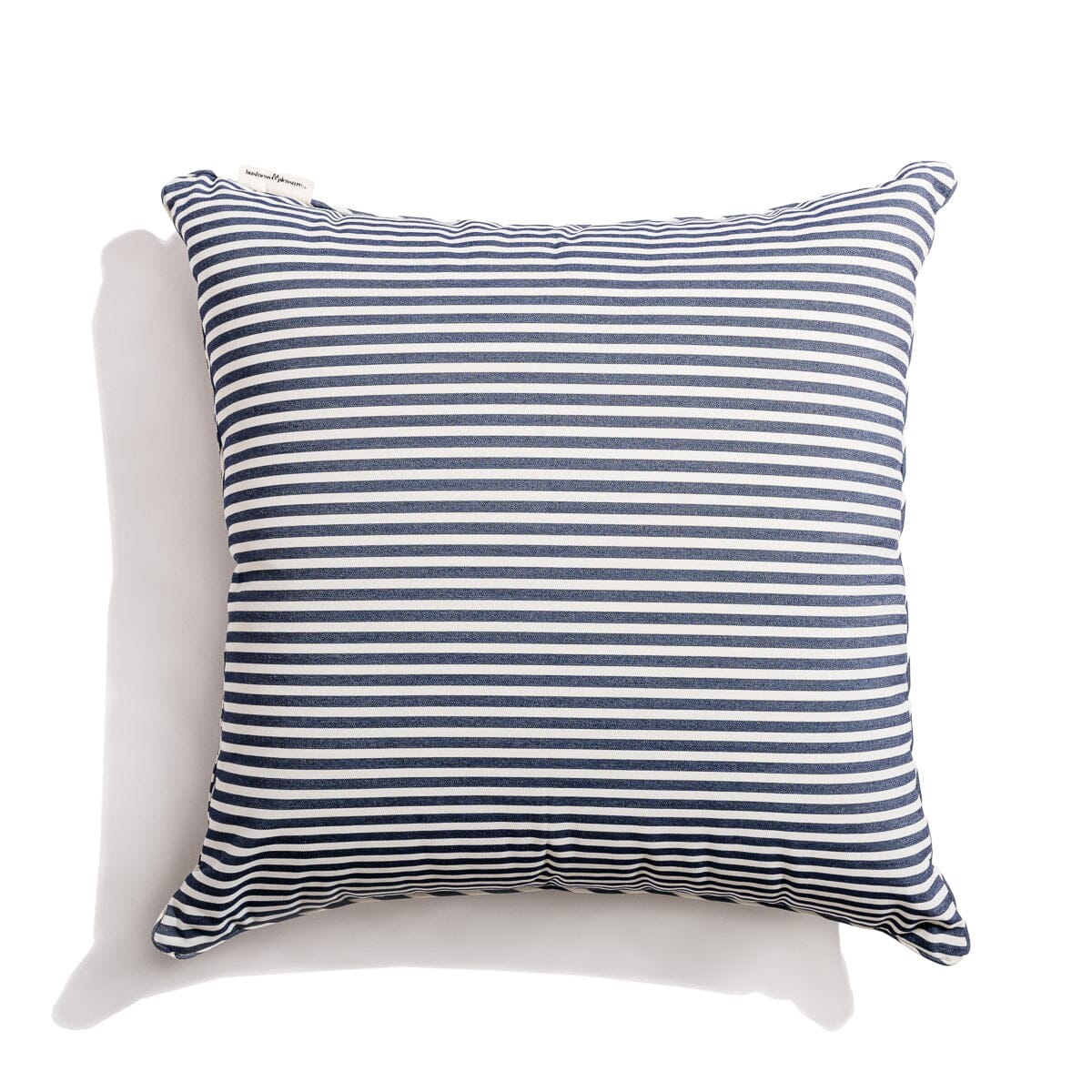The Euro Throw Pillow - Lauren's Navy Stripe Euro Throw Pillow Business & Pleasure Co