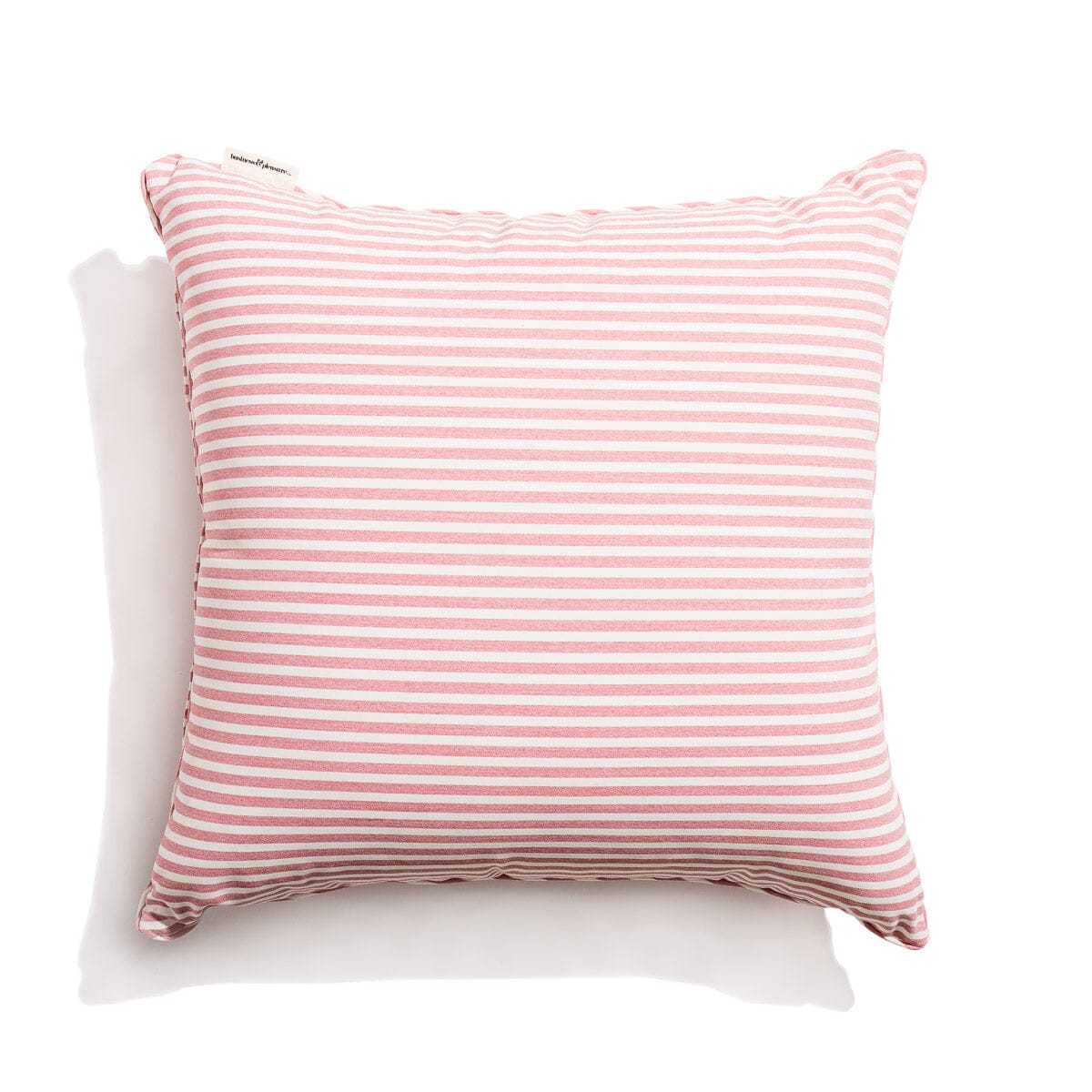 The Euro Throw Pillow - Lauren's Pink Stripe Euro Throw Pillow Business & Pleasure Co