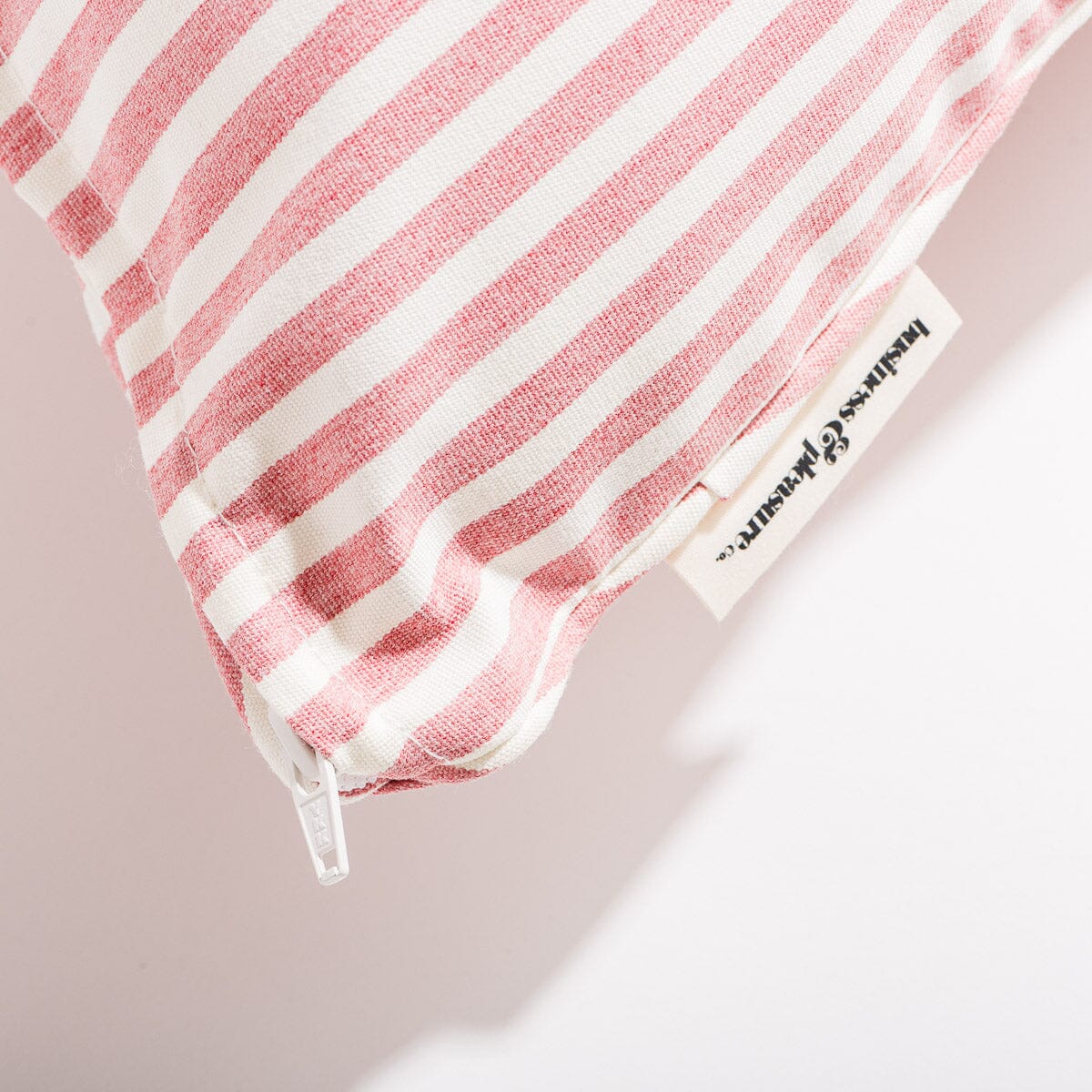 The Euro Throw Pillow - Lauren's Pink Stripe Euro Throw Pillow Business & Pleasure Co