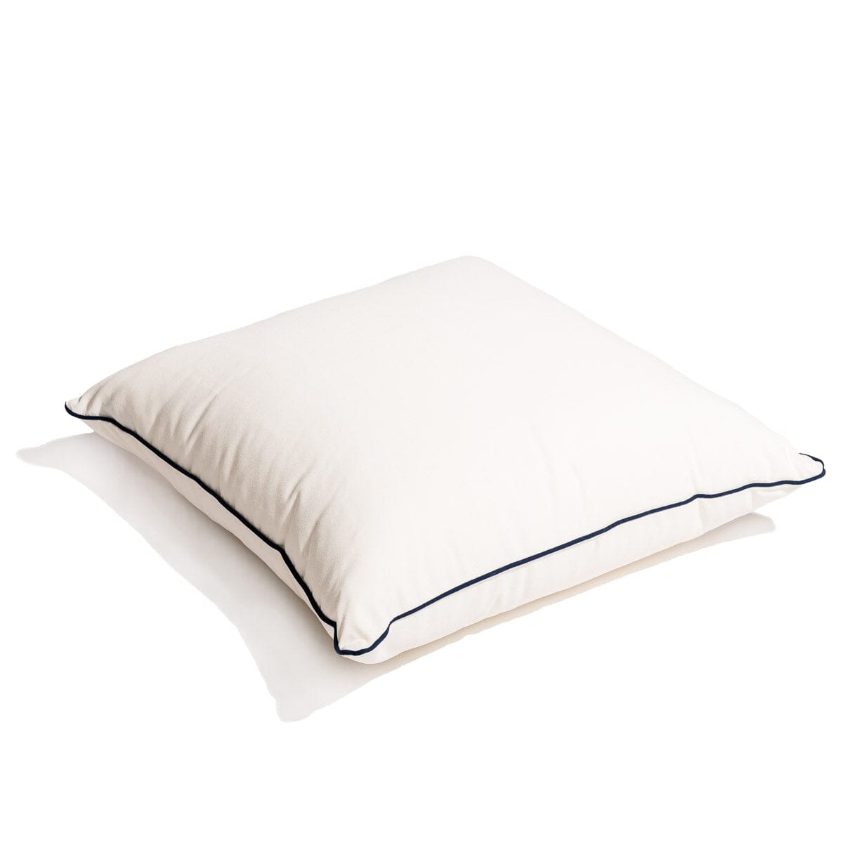 The Euro Throw Pillow - Rivie White Euro Throw Pillow Business & Pleasure Co