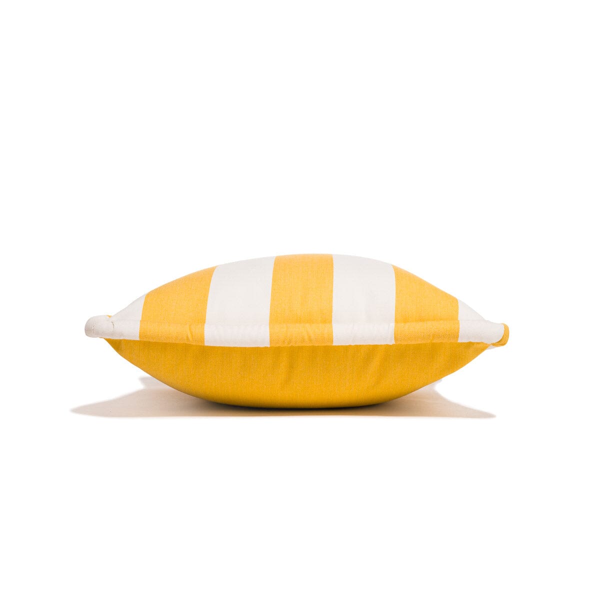 The Small Square Throw Pillow - Crew Mimosa Yellow Stripe Small Square Throw Business & Pleasure Co.