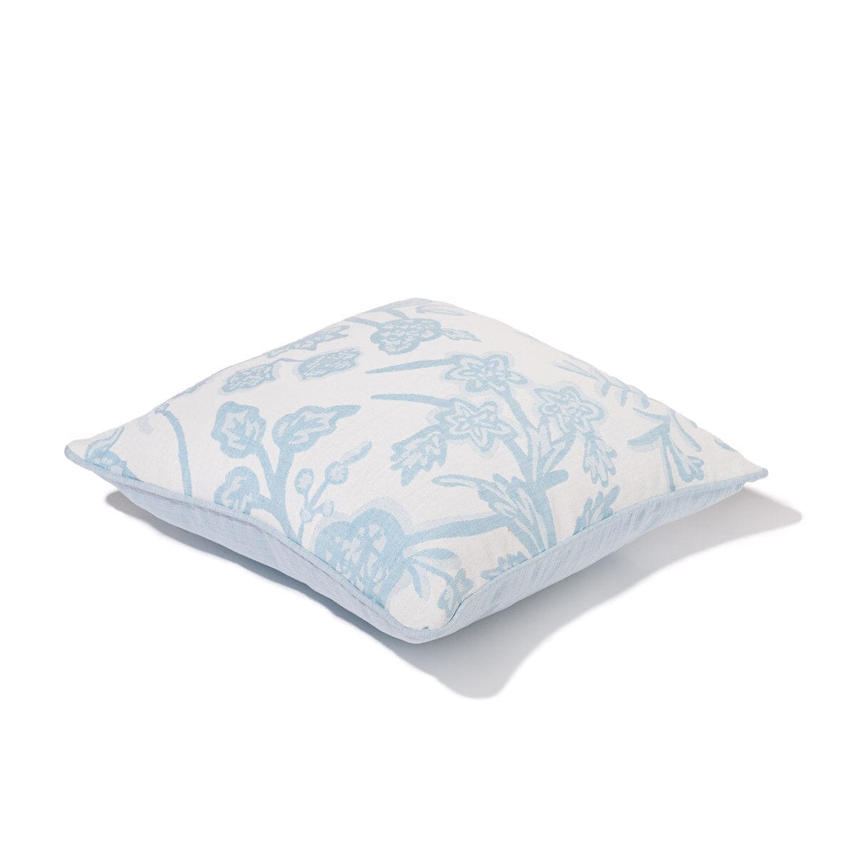 The Small Square Throw Pillow in Hanalei Bay Blue Jacquard Small Square Throw Business & Pleasure Co.