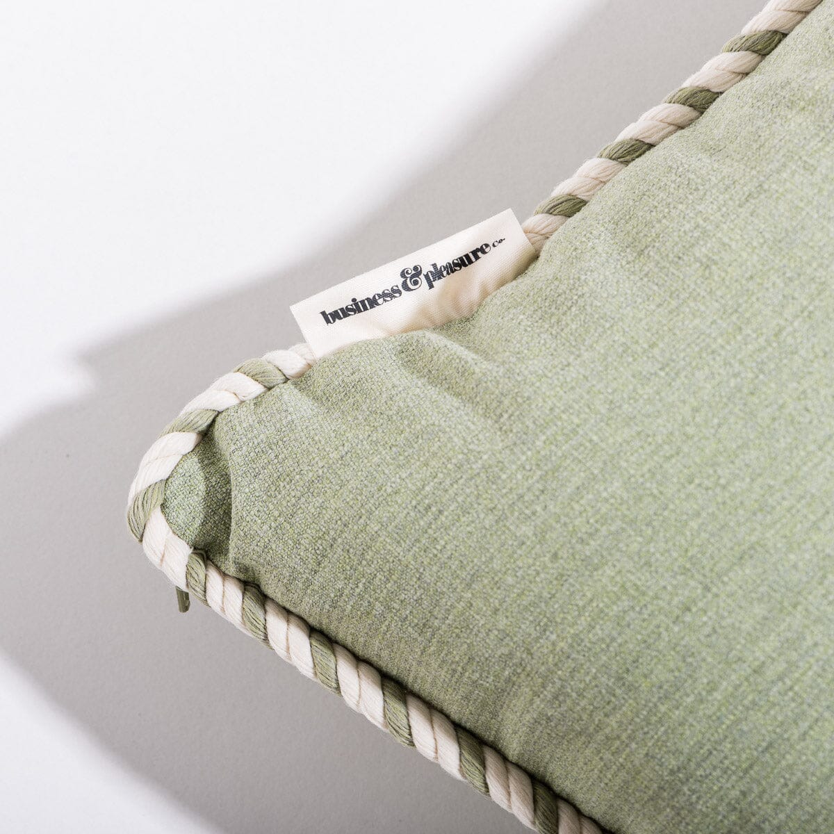 The Small Square Throw Pillow - Jade Green
