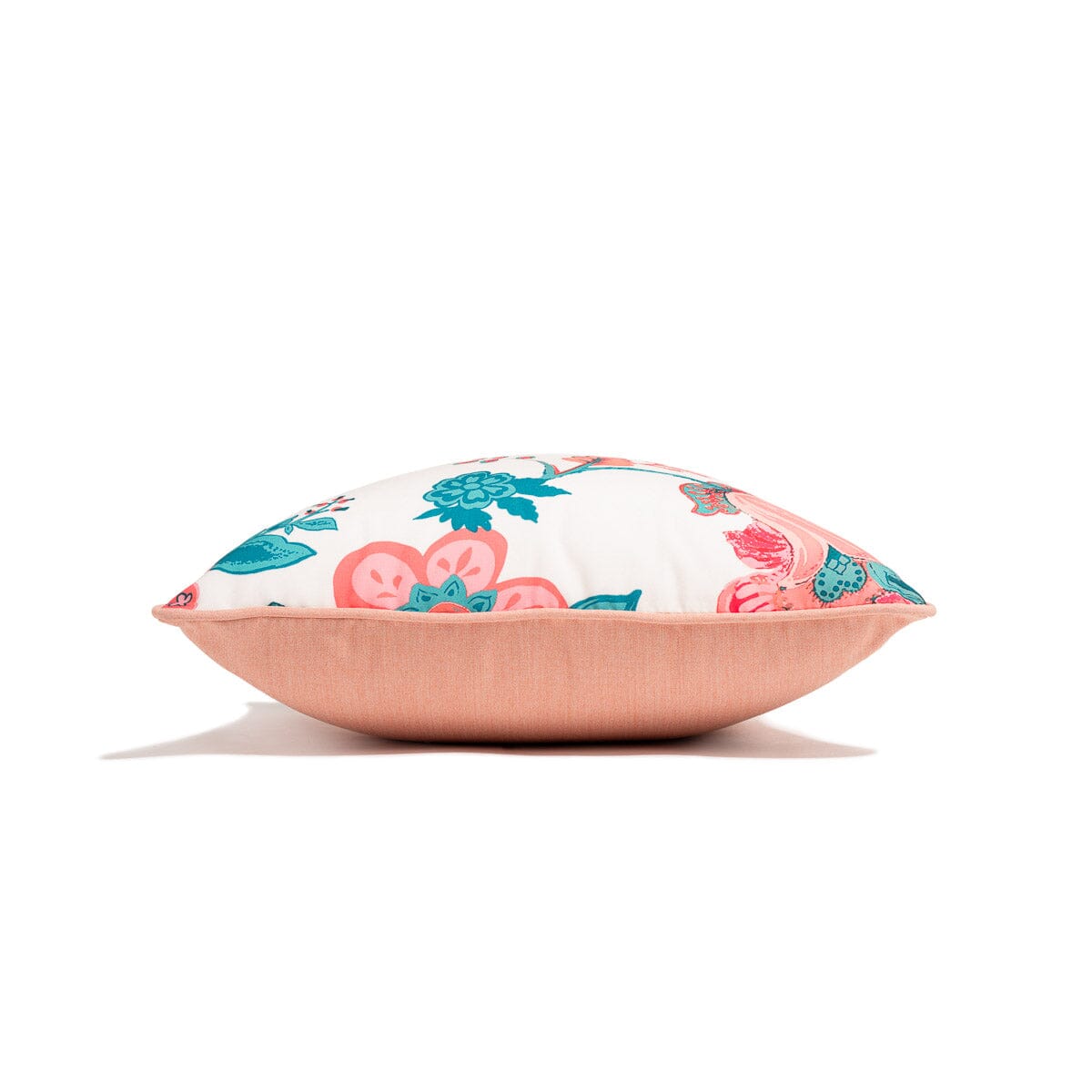 The Small Square Throw Pillow - Paisley Bay Palm Pink Small Square Throw Business & Pleasure Co.