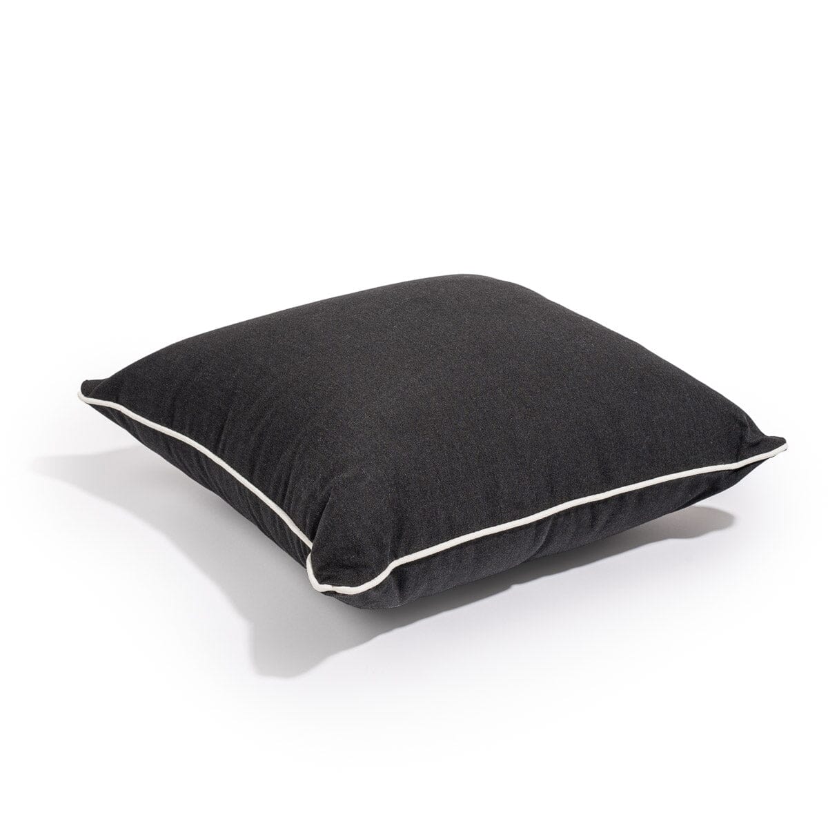 The Small Square Throw Pillow - Rivie Black Small Square Throw Business & Pleasure Co 