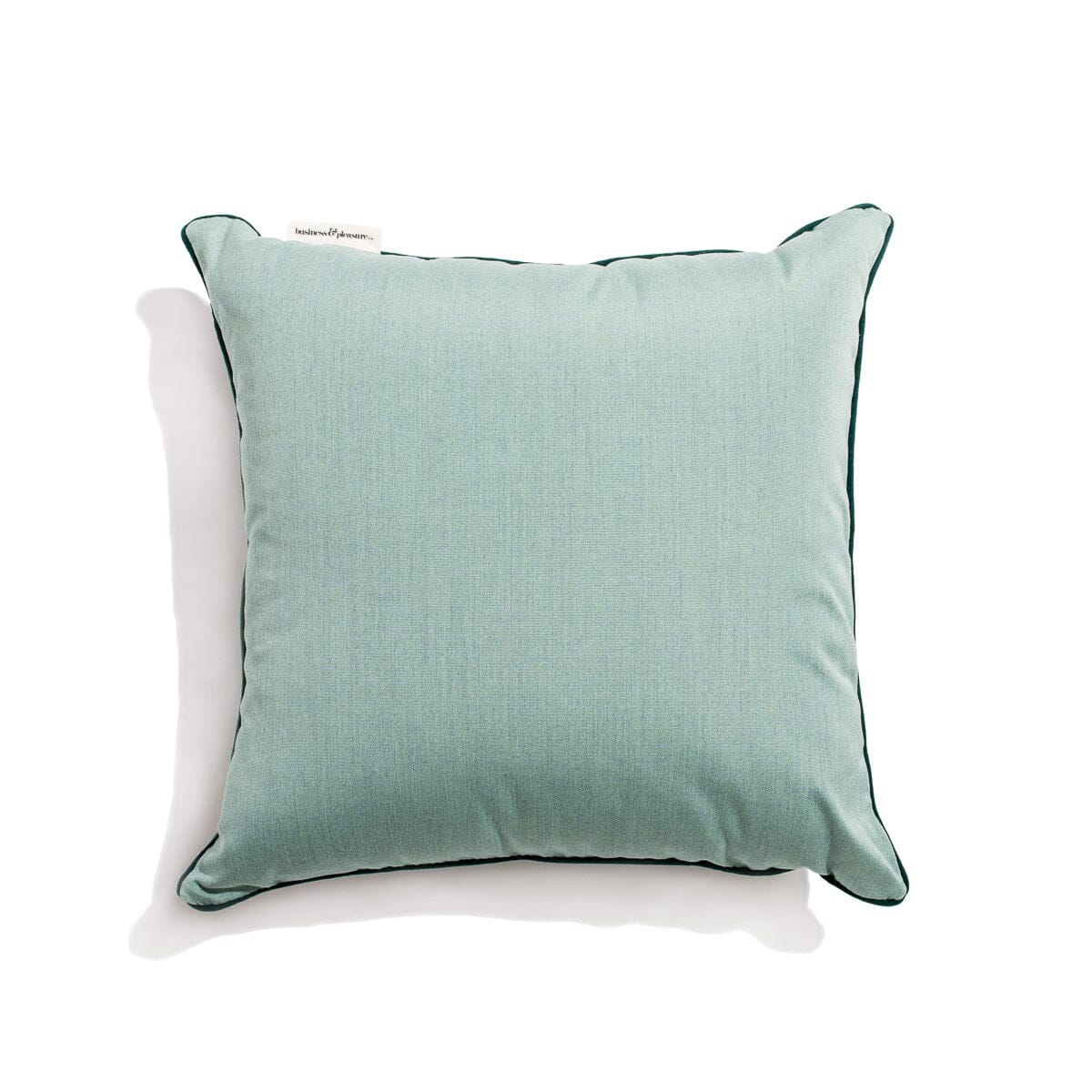 The Small Square Throw Pillow - Rivie Green Small Square Throw Business & Pleasure Co.
