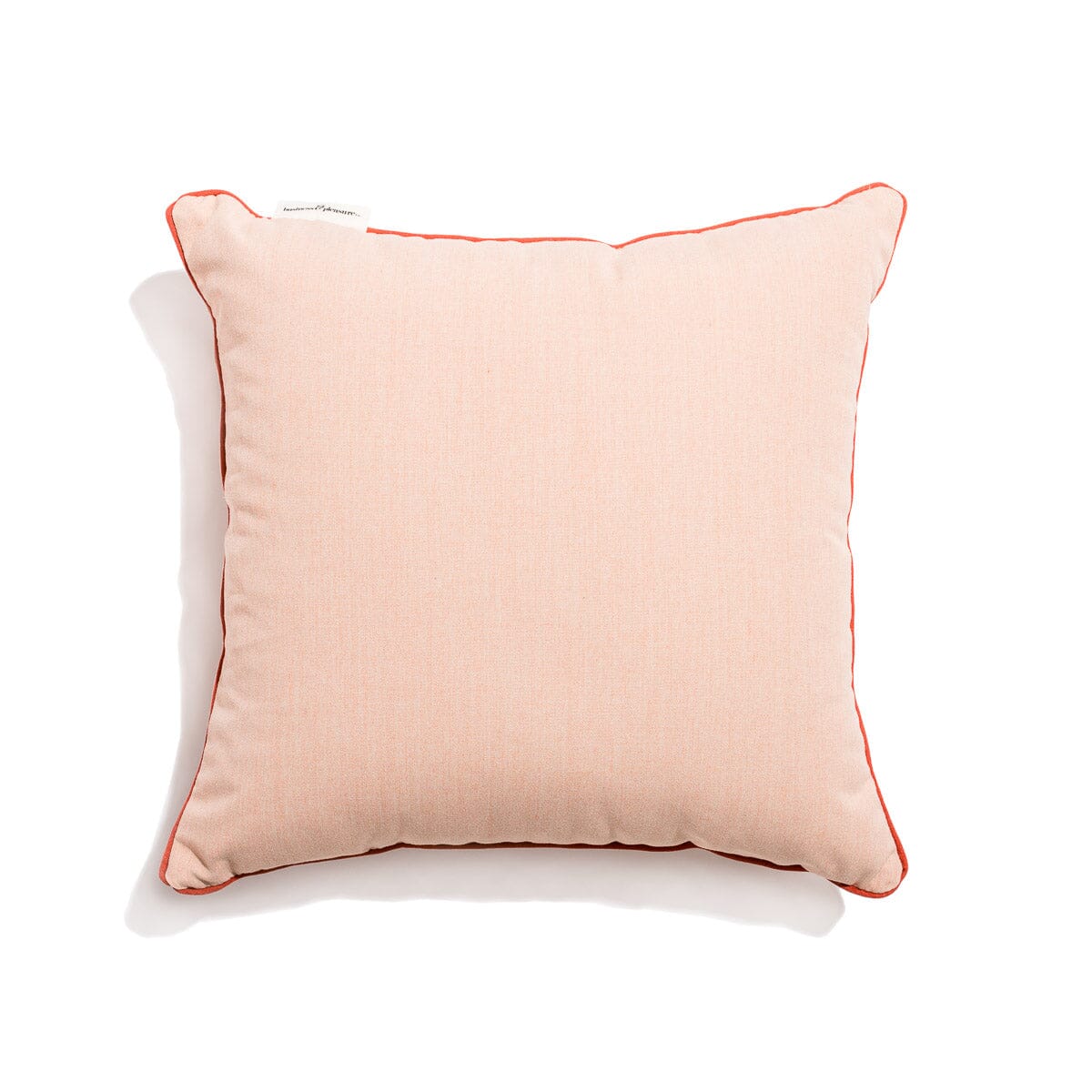 The Small Square Throw Pillow - Rivie Pink Small Square Throw Business & Pleasure Co.