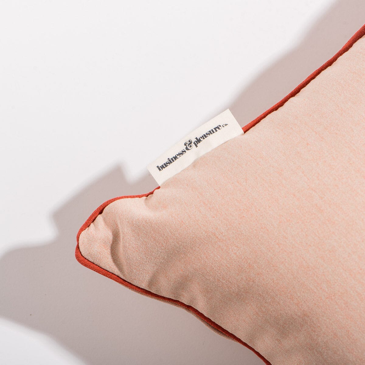 The Small Square Throw Pillow - Rivie Pink Small Square Throw Business & Pleasure Co.