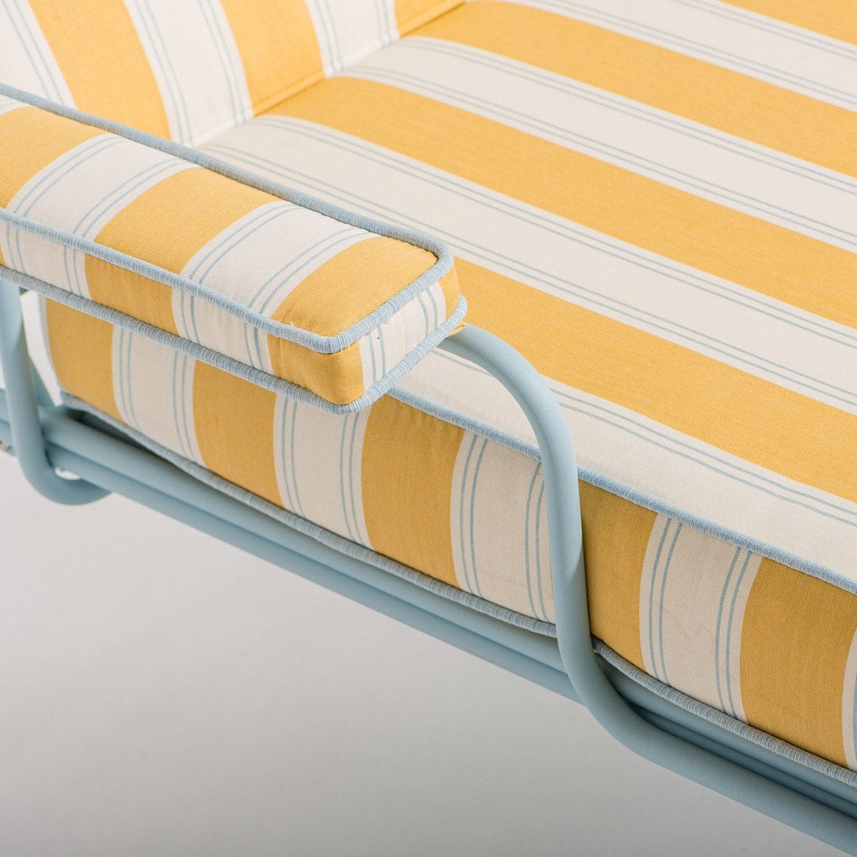The Waterhouse Sun Lounger - Armrest Set - Tuuli Stripe Yellow Waterhouse Sun Lounger Armrest Set Business & Pleasure Co.