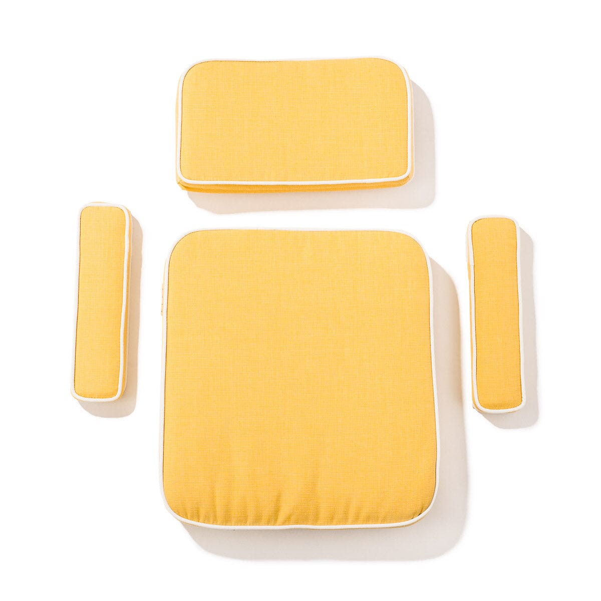 The Waterhouse Chair Cushion Set - Sunbleached Yellow