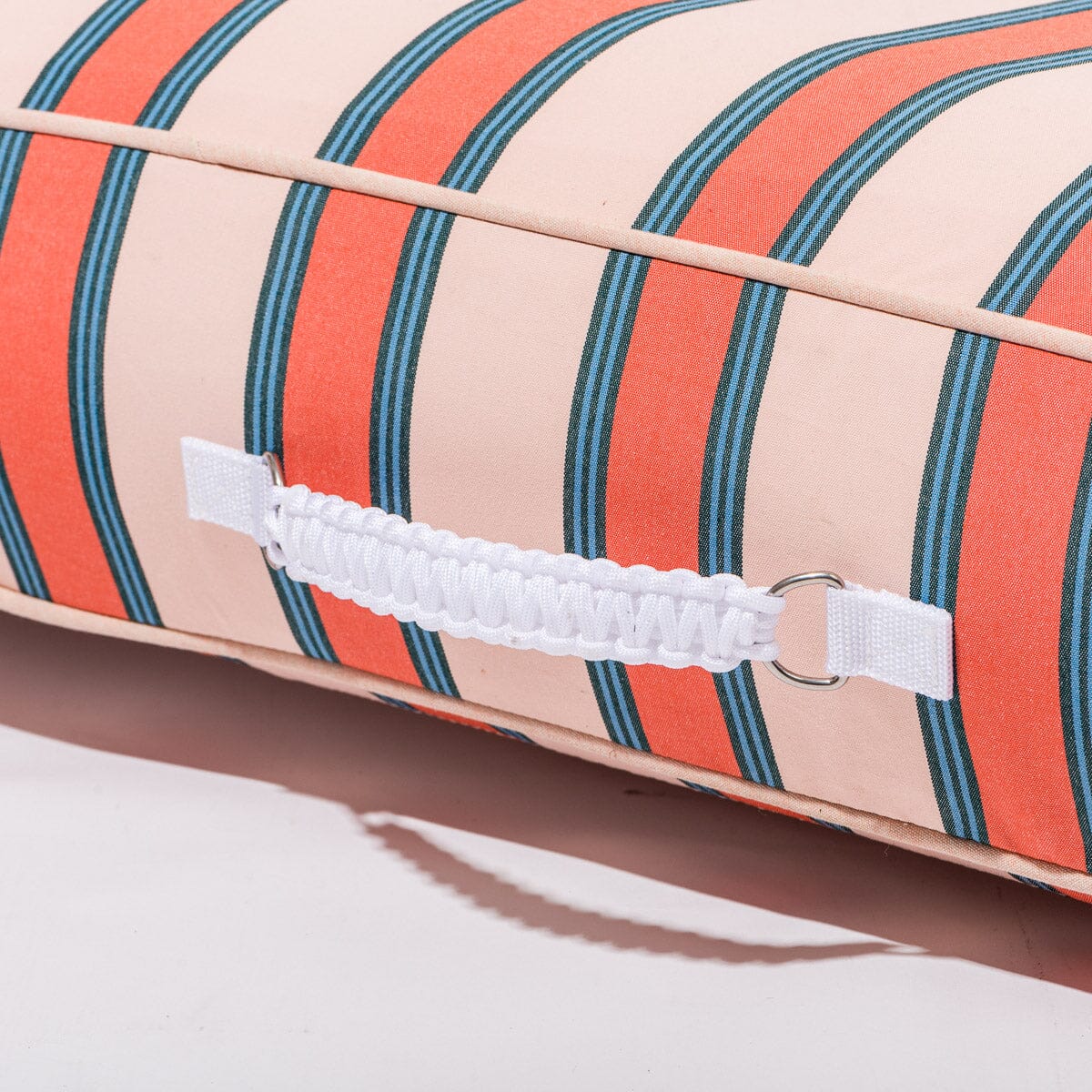 The XL Pool Lounger - Bistro Dusty Pink Stripe Pool Lounger Business & Pleasure Co