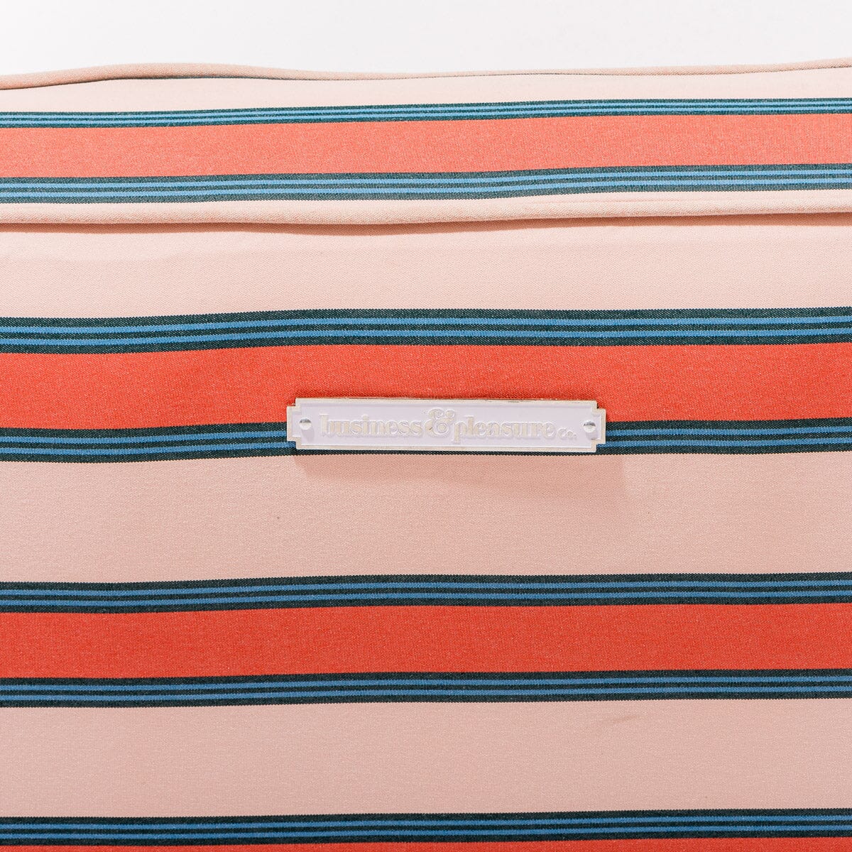 The XL Pool Lounger - Bistro Dusty Pink Stripe Pool Lounger Business & Pleasure Co
