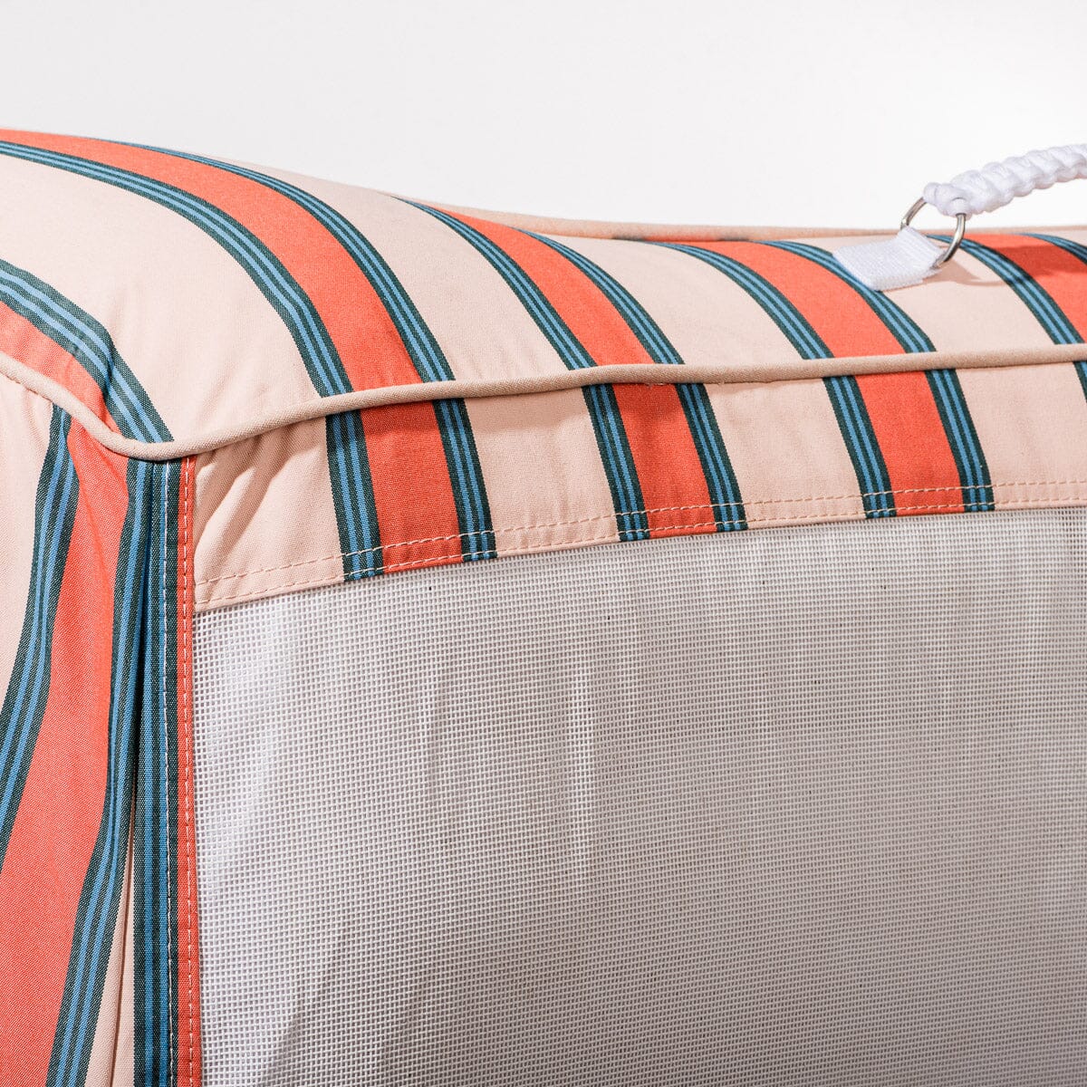 The XL Pool Lounger - Bistro Dusty Pink Stripe Pool Lounger Business & Pleasure Co
