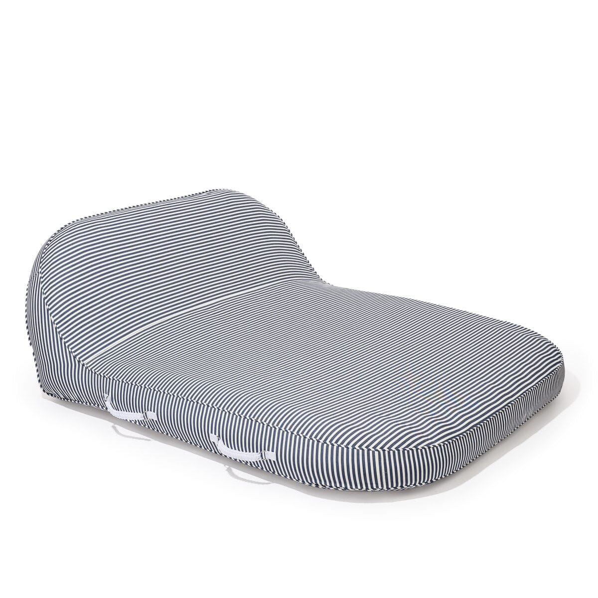 The XL Pool Lounger - Laurens Navy Stripe Pool Lounger Business & Pleasure Co