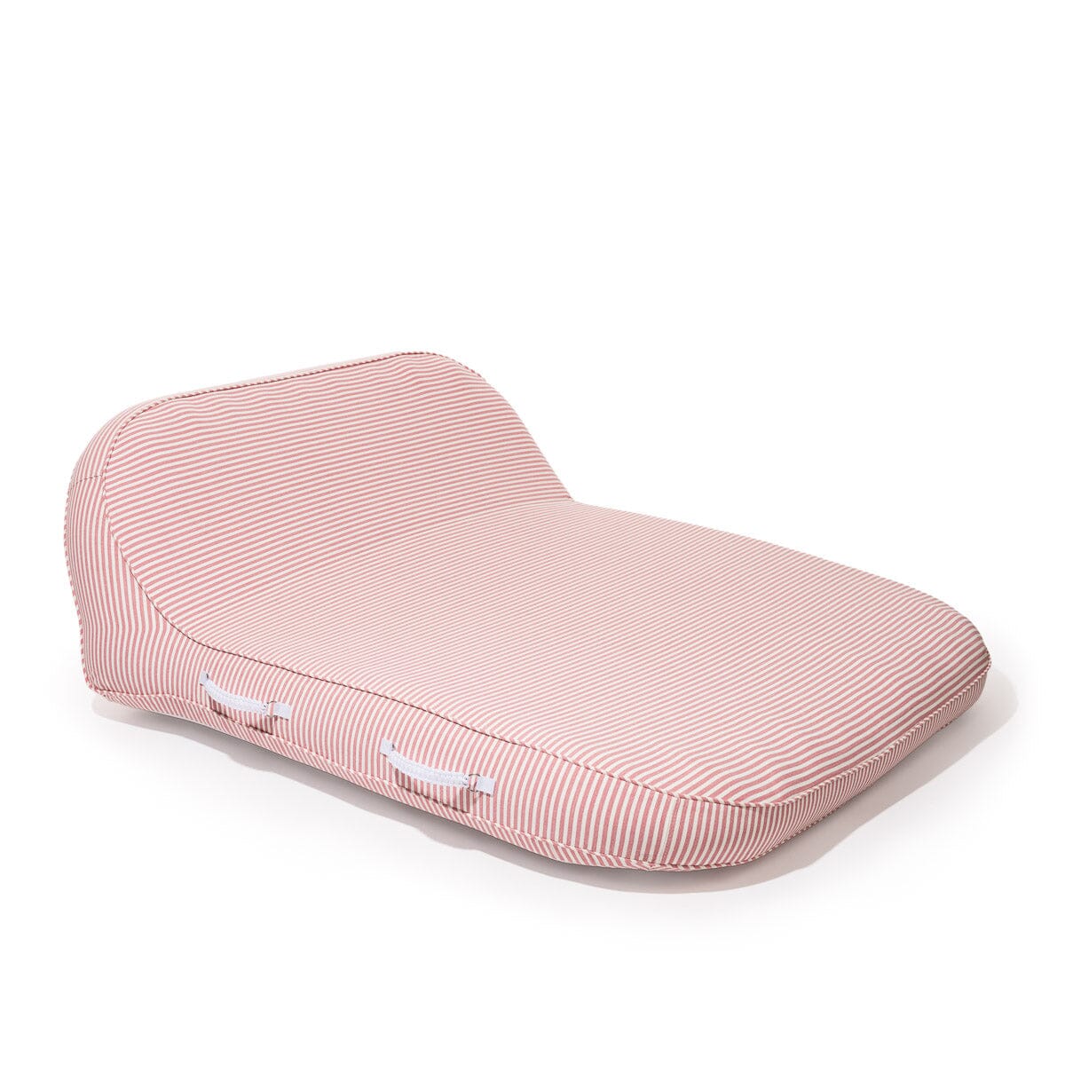 The XL Pool Lounger - Laurens Pink Stripe Pool Lounger Business & Pleasure Co