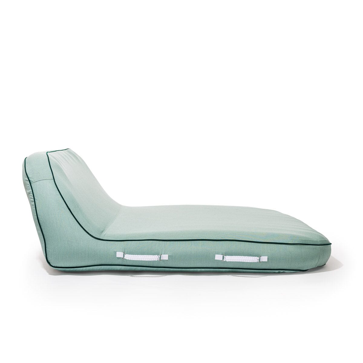 The XL Pool Lounger - Rivie Green Pool Lounger Business & Pleasure Co