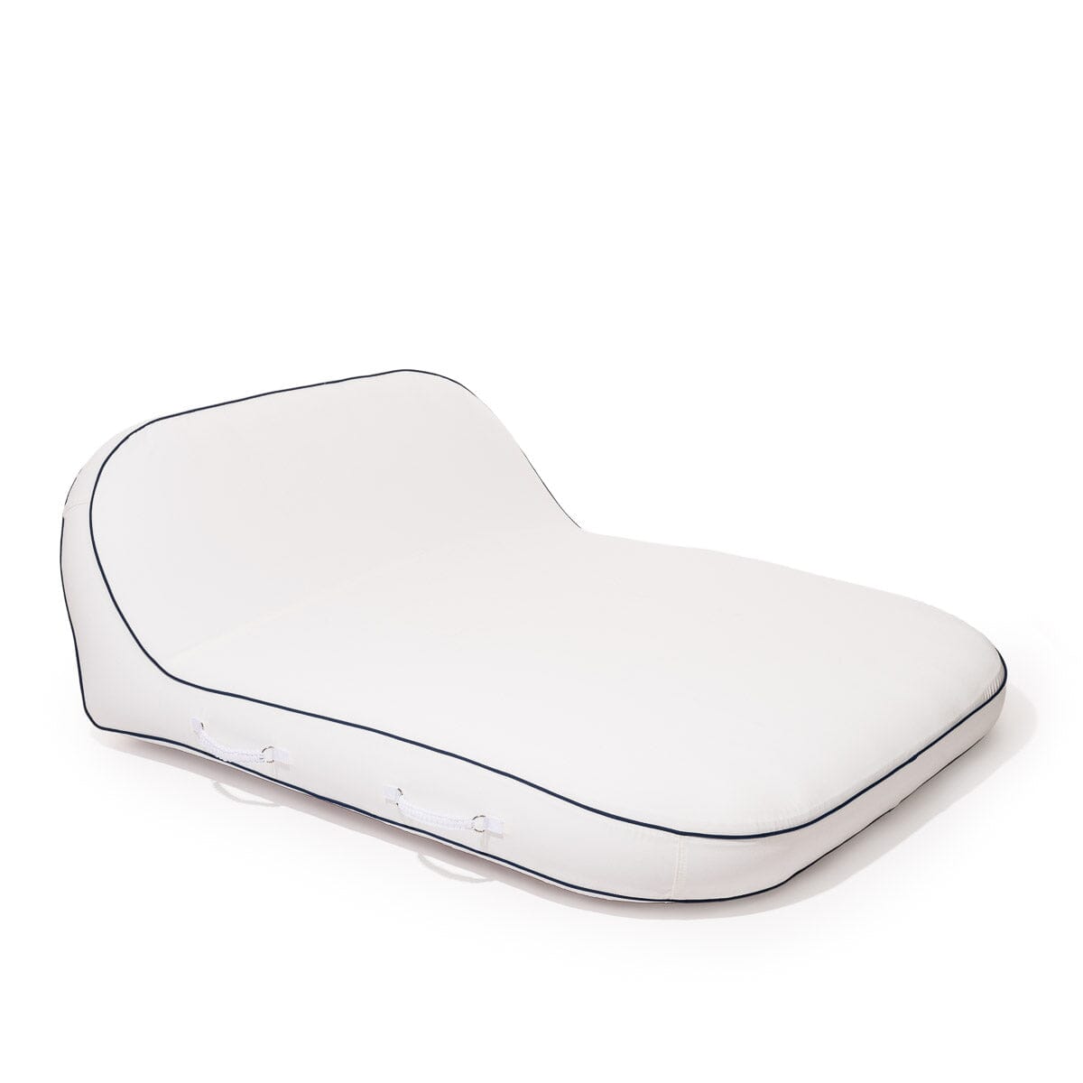 The XL Pool Lounger - Rivie White Pool Lounger Business & Pleasure Co