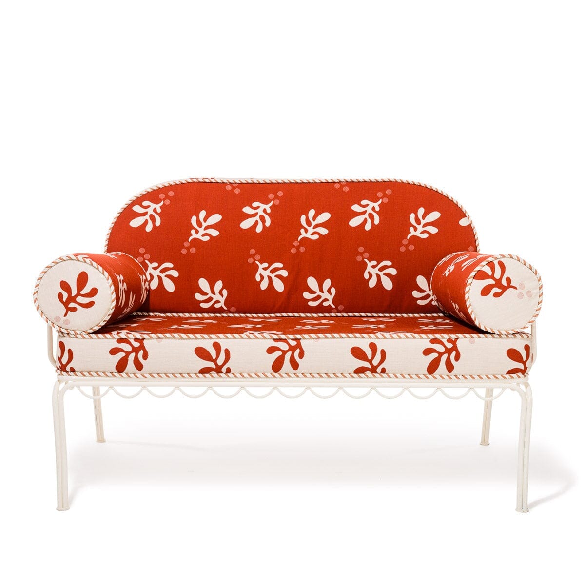 The Al Fresco Love Seat Slip Cover Set - Benoît Le Sirenuse Jacquard Al Fresco Love Seat Slip Cover Set Business & Pleasure Co.