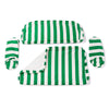 Swatch for The Al Fresco Love Seat Slip Cover Set - Crew Canyon Green Stripe