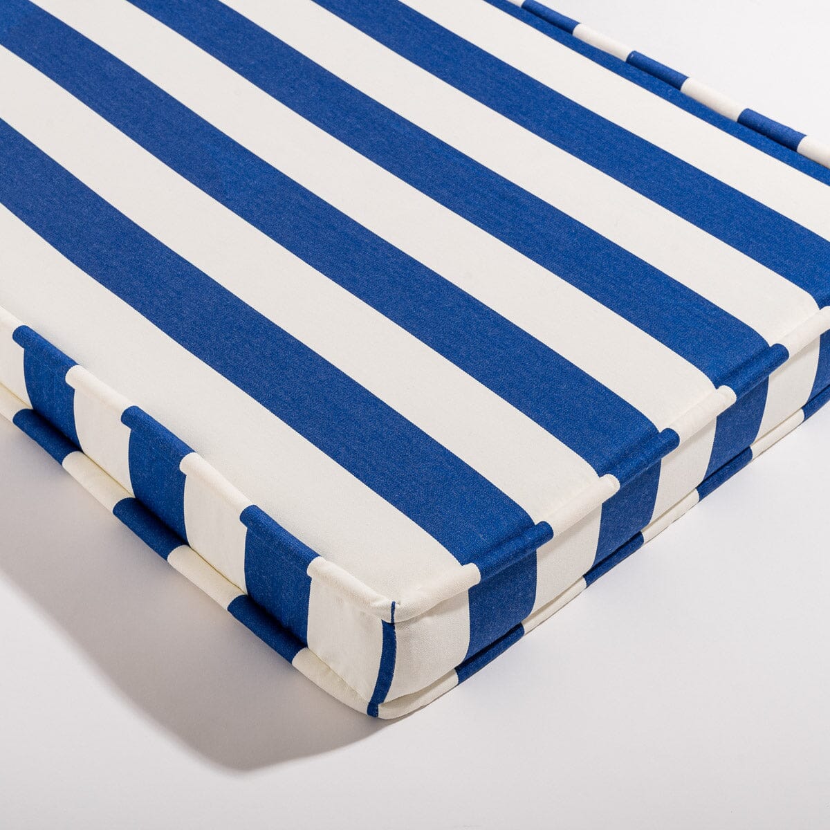 The Sun Lounger Slip Cover - Crew Mediterranean Blue Stripe Sun Lounger Slip Cover Business & Pleasure Co.