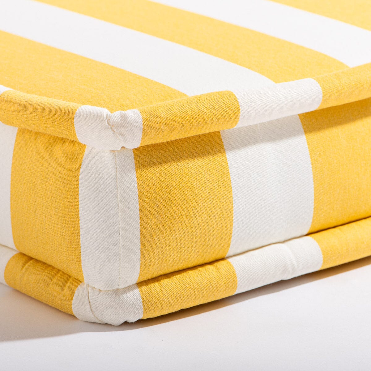 The Sun Lounger Slip Cover - Crew Mimosa Yellow Stripe Sun Lounger Slip Cover Business & Pleasure Co.